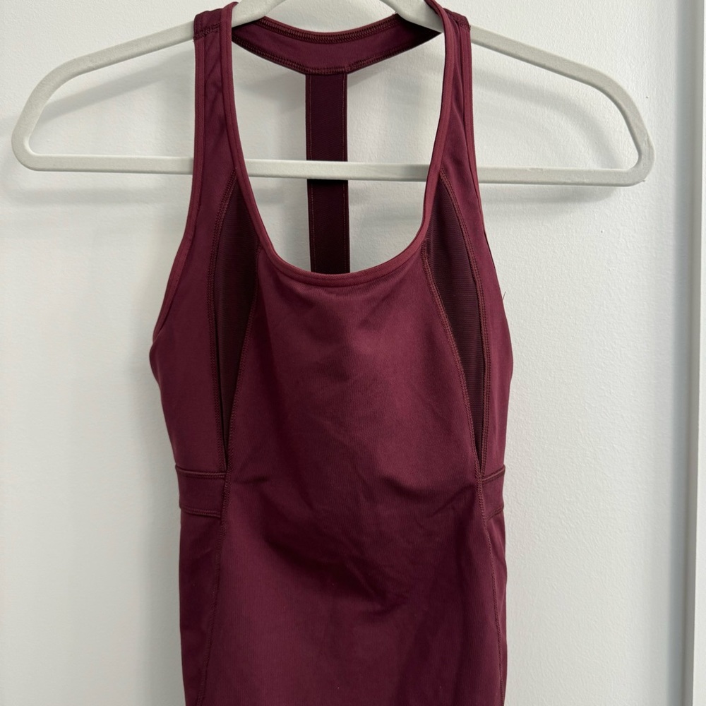 ATHLETA - Maroon Razorback Tank